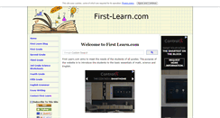 Desktop Screenshot of first-learn.com